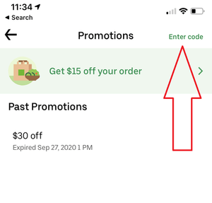 uber $50 code entered in the app for redemption on how to enter it