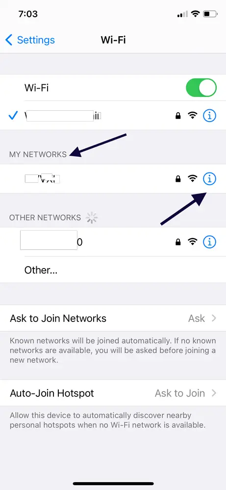 How To Find Your IP Address in iphone wi-fi settings